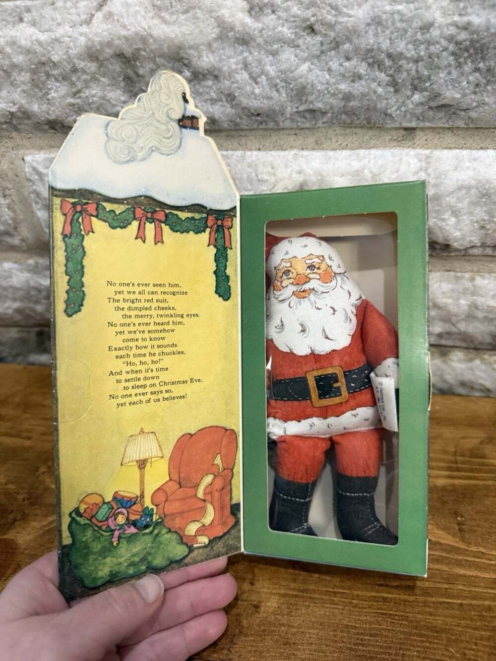 Vintage Hallmark 1979 Classic Santa Claus Holiday Doll in Original Package